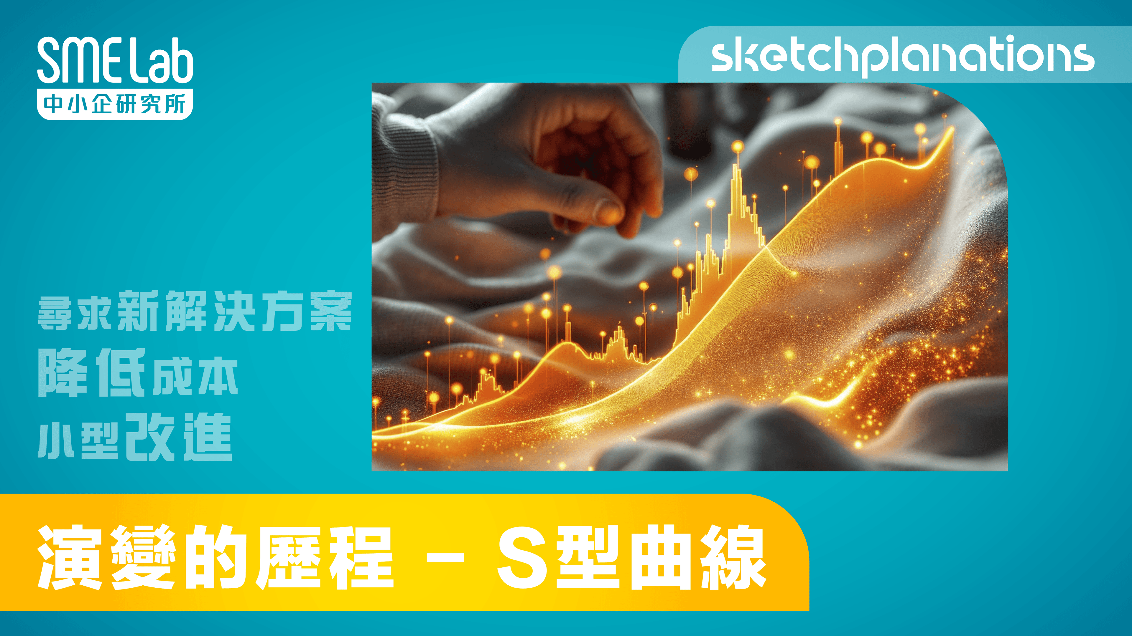 【sketchplanations】 演變的歷程 - S型曲線 (S-Curve)