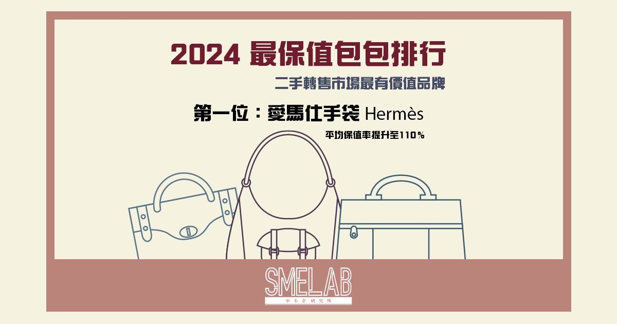 2024 最保值包包排行 - 二手轉售市場最有價值品牌
